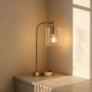 Lora-Lee USB Desk Lamp – Brass