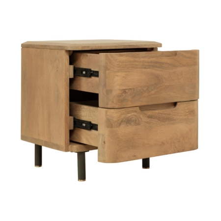 Brugge Nightstand – Nutmeg Solid Wood Range