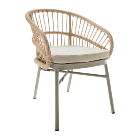 Lola Chair - Available in Corfu Volcanic, Corfu Dune