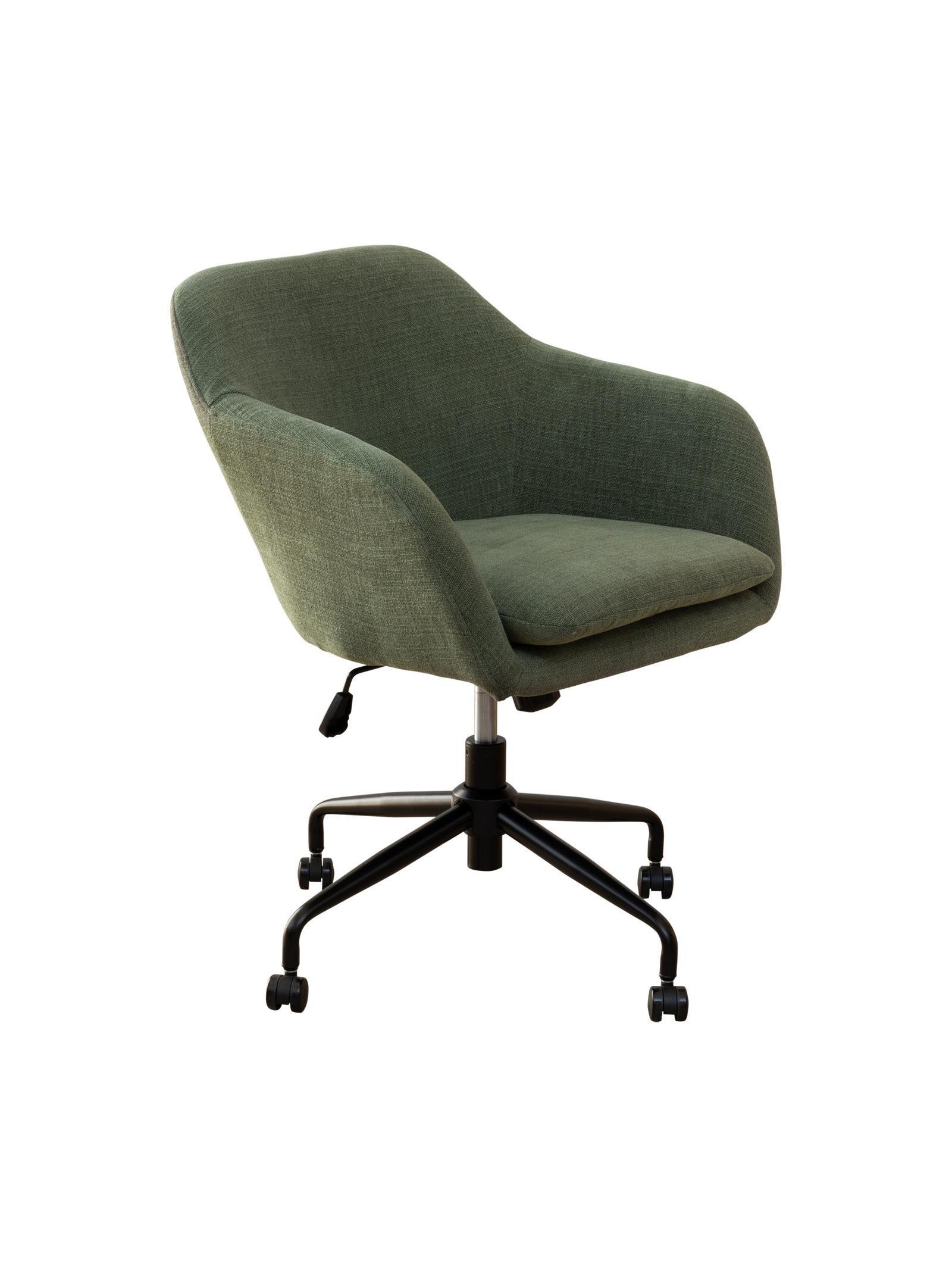 Miranda Office Chair – Modern Adjustable Swivel Chair in Meteor Fabric