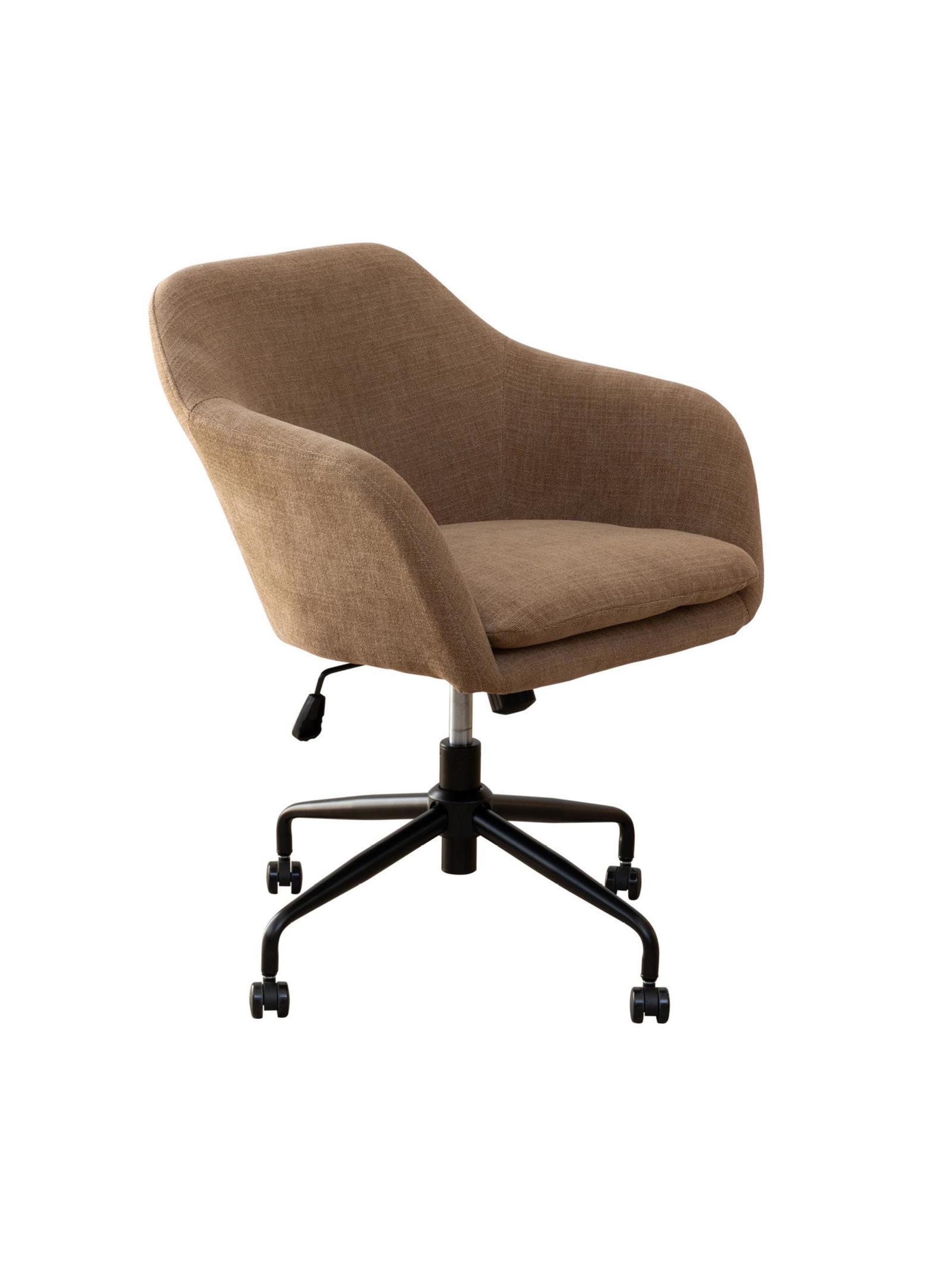 Miranda Office Chair – Modern Adjustable Swivel Chair in Meteor Fabric