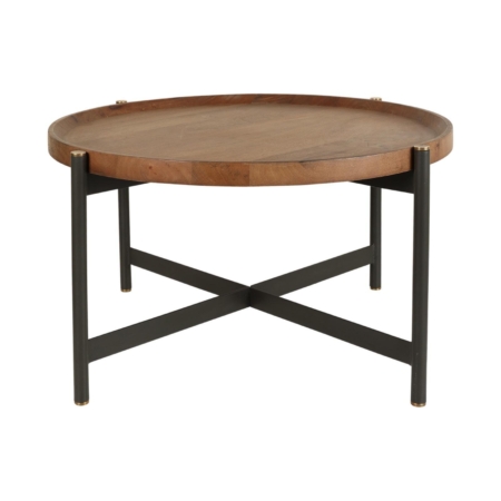 Roundhouse Large Coffee Table – Nutmeg Mango Wood