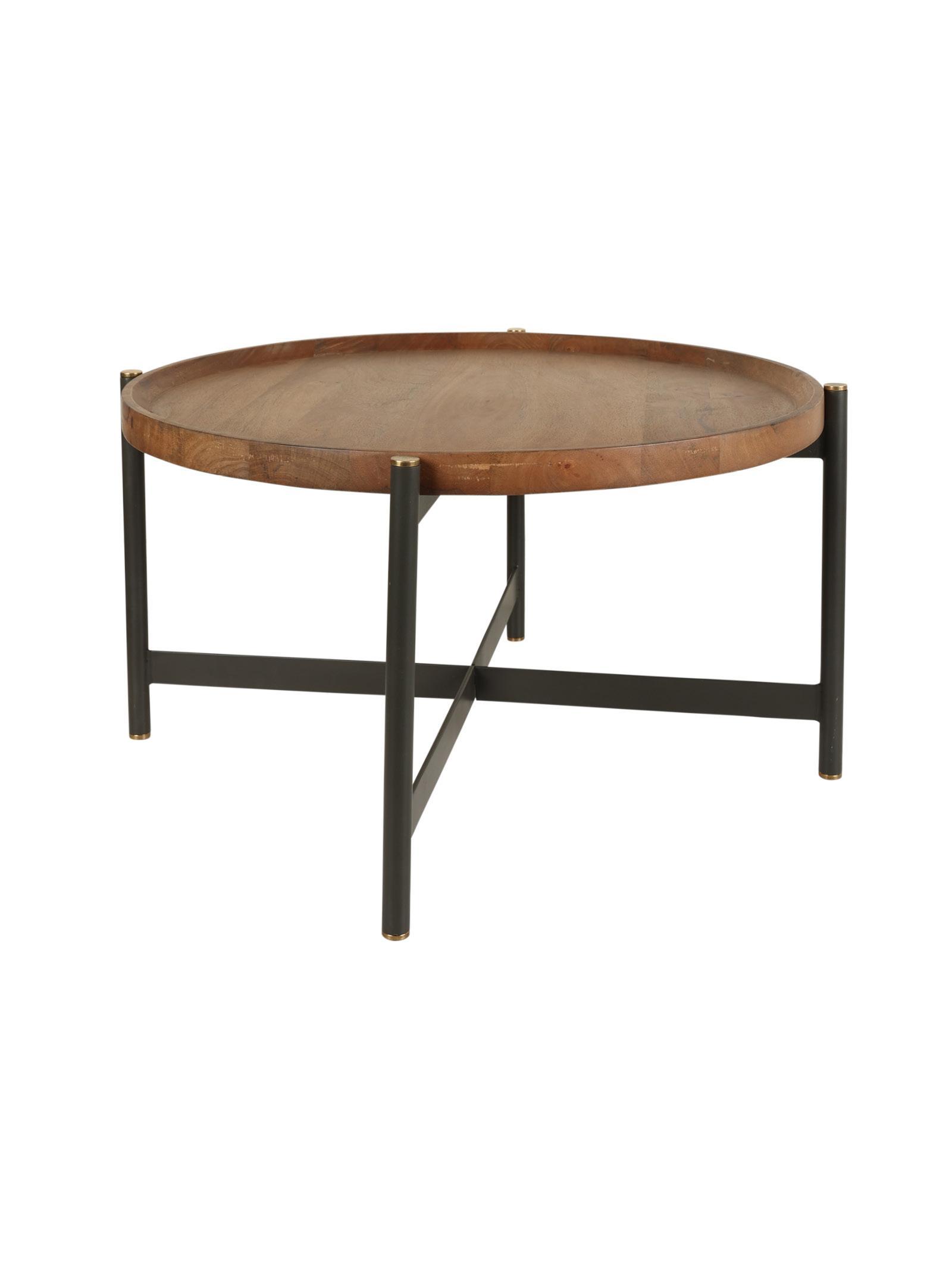 Roundhouse Large Coffee Table – Nutmeg Mango Wood