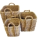 Square Planter Basket Set of 3 – Natural
