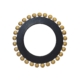 Sonja Round Black & Gold Frame 80cm