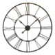Cut Out Clock – Gold, Black & White 102cm