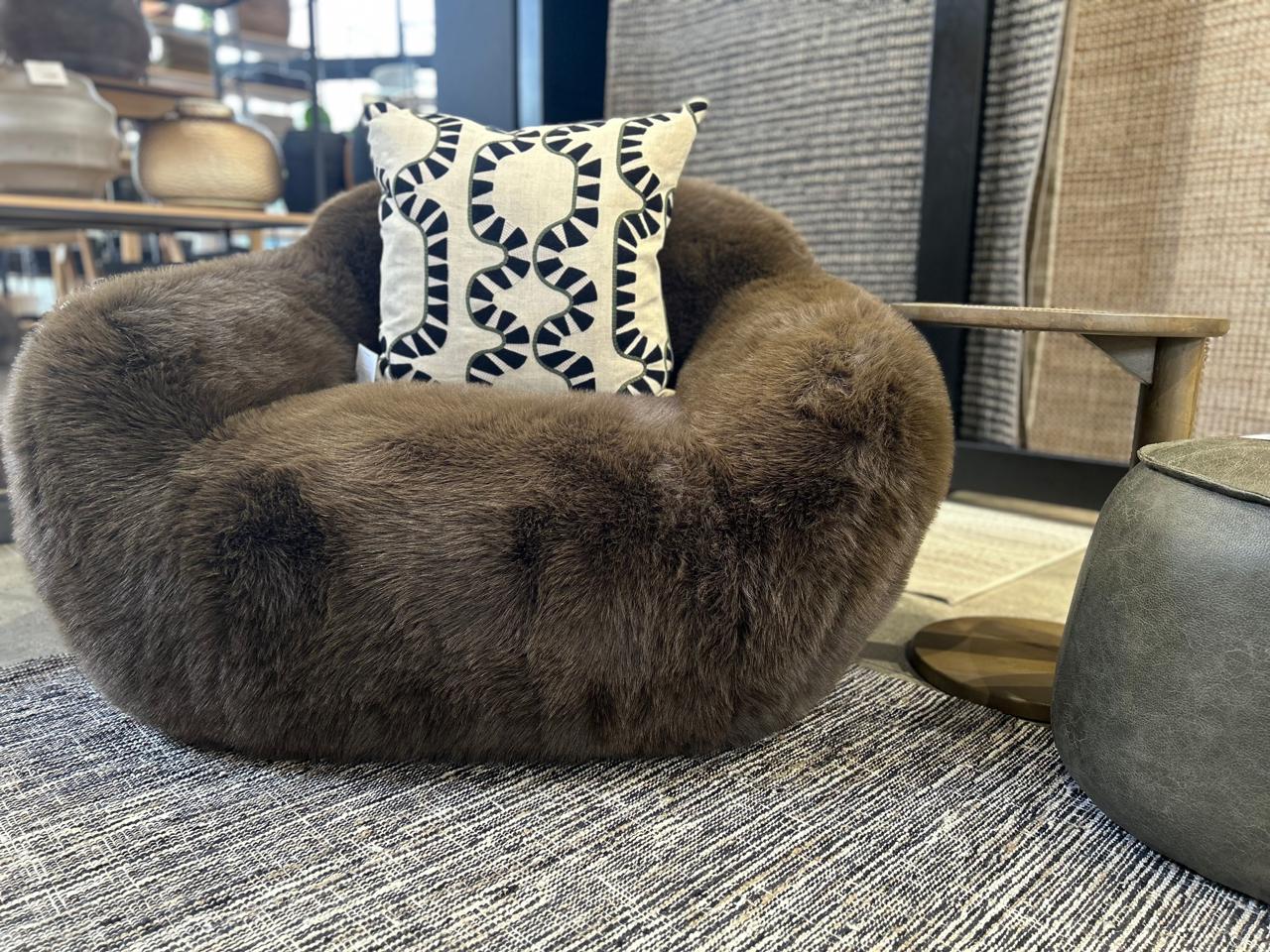 Snuggles Occasional Chair | Faux Fur