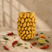 Extra Large Yellow Pineapple-Textured Ceramic Vase | 45x28cm | Benedictions