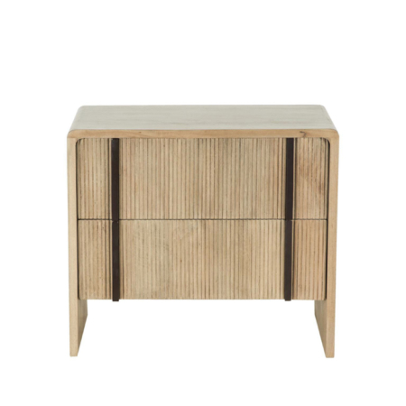 Montauk Mango Wood Bedside Table