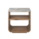 Portland Marble Bedside Table – Short